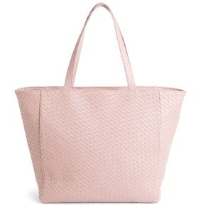 Large leather tote